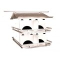 Birds Choice Birds Choice PMSR8ASSEM Starling Resistant Purple Martin House; 2 Floor & 8 Room Assembled PMSR8ASSEM